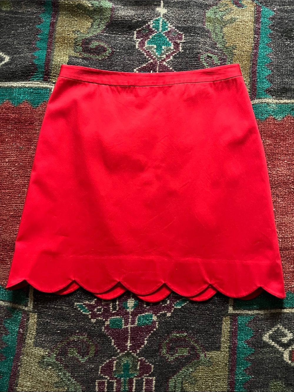 Tommy Hilfiger Scallop Hem Skirt Size 6